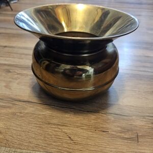 Vintage brass pot